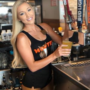 Authentic Hooters Girl lycra (Black)